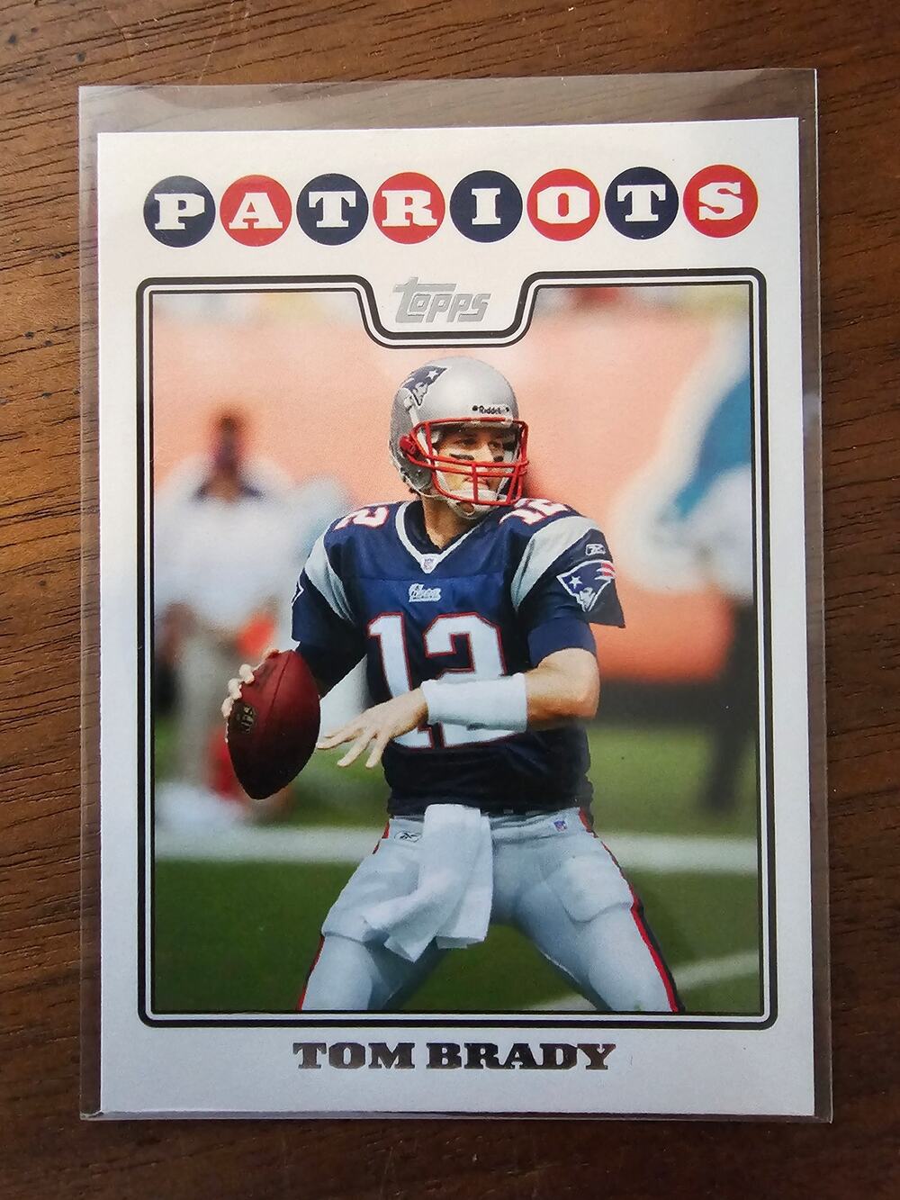 Tom Brady 2008 Topps #3 - New England Patriots - NFL - NFLHoF, GOAT